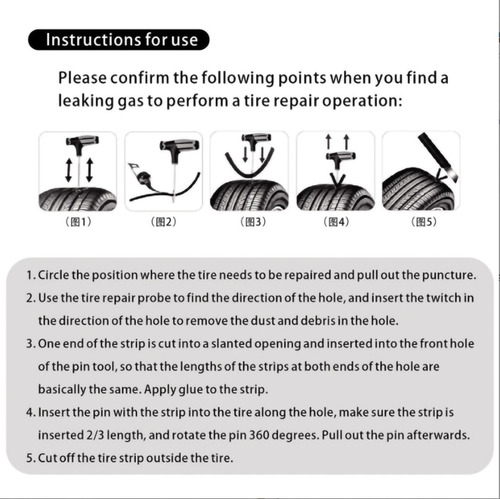 Herramienta De Reparación De Neumáticos De Coche Y Moto