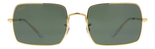 Anteojos De Sol Ray-ban Rectangle 1969 Legend Gold - Rb1969