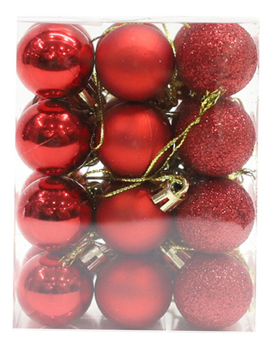 4 X 24x Adornos De Bolas Colgantes Para Árbol De Navidad,