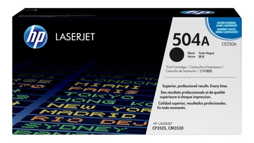 Toner Original Hp 504a Negro Ce250a Cp3525 Cm3530