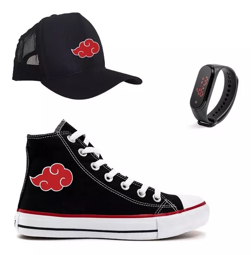 Tenis Star Naruto Akatsuki Nuvens Vermelhas Lançamento All