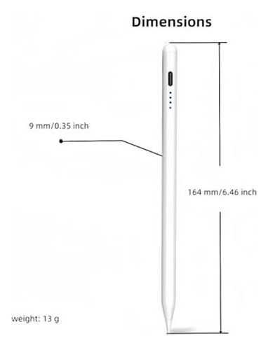 Butifylife Smart Stylus Pen Con Rechazo De Palma Y Punta Pro