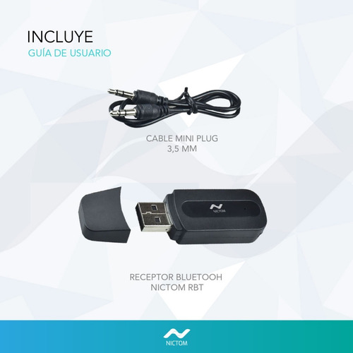 Receptor Audio Bluetooth Aux Spotify Musica Auto Parlantes