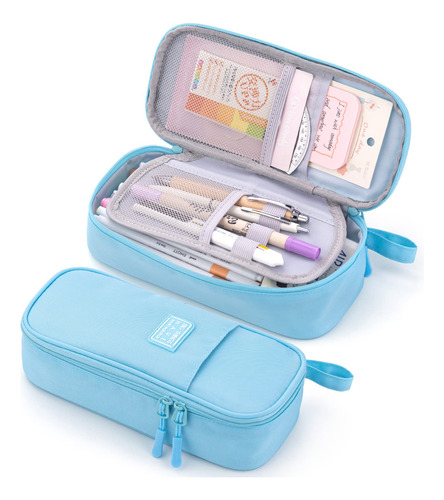 Estuche Duradero Para Bolígrafos, Bolsa Grande De Almacenami