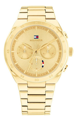 Relógio feminino Tommy Hilfiger Carrie 1782575 em ouro