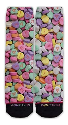 Function Calcetín De Moda Con Corazones De Caramelo Del Día