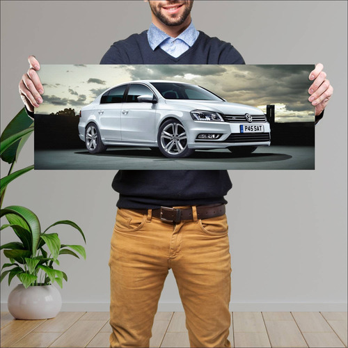 Cuadro 30x80cm Auto 2012 Volkswagen Passat R Lin 833