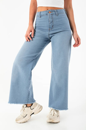 Pantalón Wide Leg Elastizado