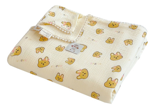 Manta Layers Baby Swaddles De Algodón Con Dibujos Animados P