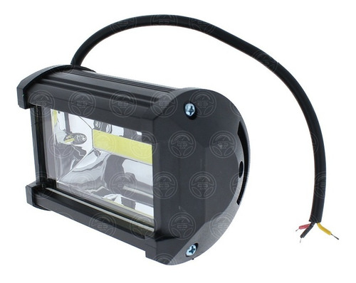 Faro Barra Led Cob Dually 36 Chip Fijo Y Estrobo 12-80v