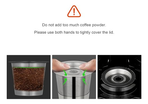 Paquete De 2 Cápsulas Reutilizables Para Cafetera Ninja Dual