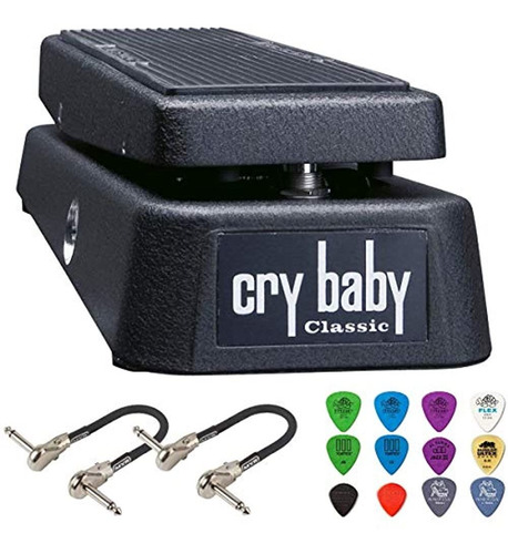 Paquete De Pedal Dunlop Gcb95f Cry Baby Classic Wah Con 2 Ca