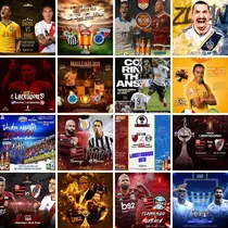 Comprar Pack 50 Artes Mídias Sociais Futebol Editável  Photoshop