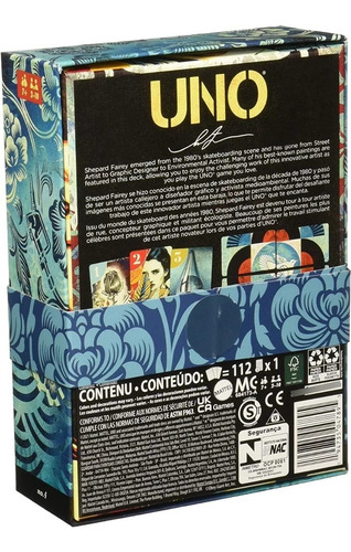 Uno Shepard Fairey Artist Series Juego De Mesa Juegopoly (Reacondicionado)