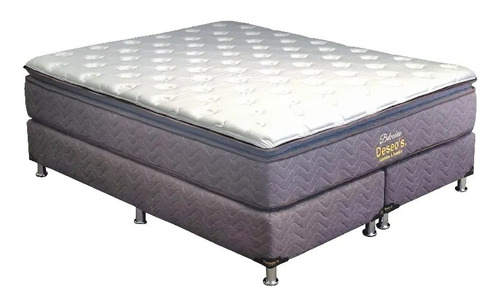 Sommier King Resorte Pocket C/pillow Top Soft 193x203x35