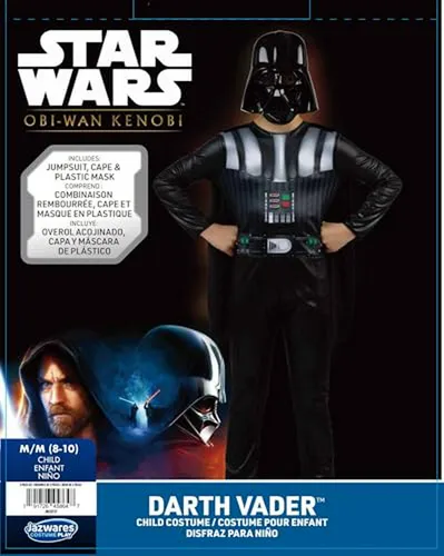 Disfraz Juvenil Oficial De Darth Vader - Jumpsuit Estampado
