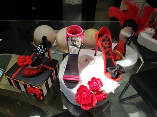Adorno Zapato Taco Alto Porcelana Fria (Usado)