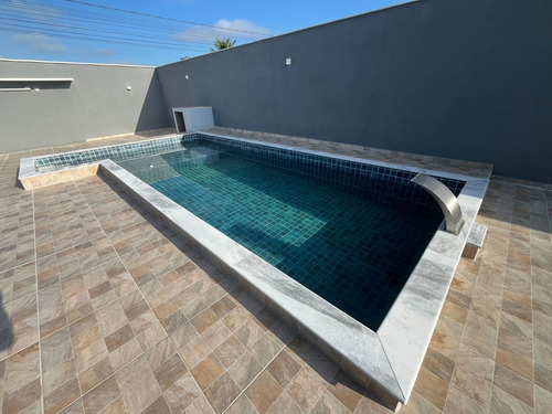 Casa Nova Com Piscina E Três Dormitórios No Cibratel 2 Em Itanhaém Litoral Sul De Sp