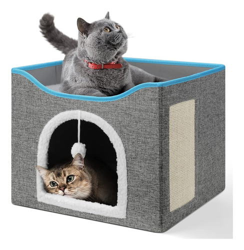 Camas Para Gatos De Interior, Cubos Plegables Para Gatos Cas