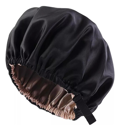 Gorro De Dormir Reversible De Doble Capa De Seda Para Mujer