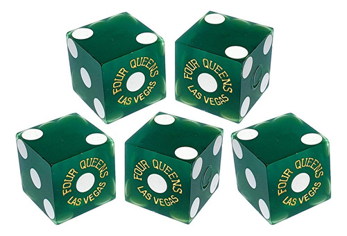 Juego De 5 Dados Auténticos De Las Vegas Casino De Mesa De.