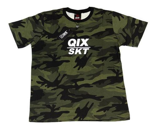 Imagem 1 de 3 de Camisa Masculina Camuflada Original Qix Skate
