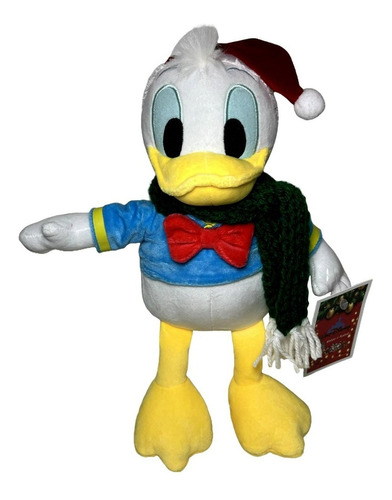 Edição Especial Natal - Boneco Pelúcia M Pato Donald Disney