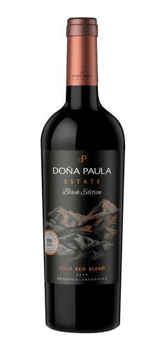 Caja X 6 Vinos Doña Paula Estate Red Wine Black 750 Ml