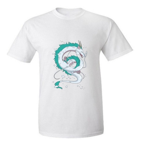 Remera Unisex Sublimada Dragon Viaje Chihiro Studio Ghibli