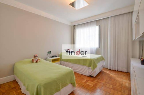 Alfred Na Alameda Fernão Cardim, 346. Apartamento Reformado À Venda, 179m², 3 Dormitórios, 1 Suíte E 2 Vagas. Jardim Paulista. 850m Do Dante Alighieri - Ap13239