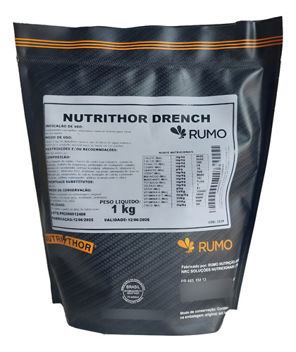 Nutrithor Drench Suplemento Mineral Pós-parto Vacas 1kg