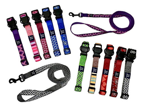 Collar De Perro Hamilton, Collar De Perro Púrpura Ajustable,
