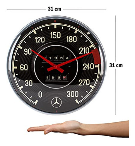 Reloj De Pared Kitty Cat Klock, 32cm, Plástico, Negro Color De La Estructura Negro Color Del Fondo Negro