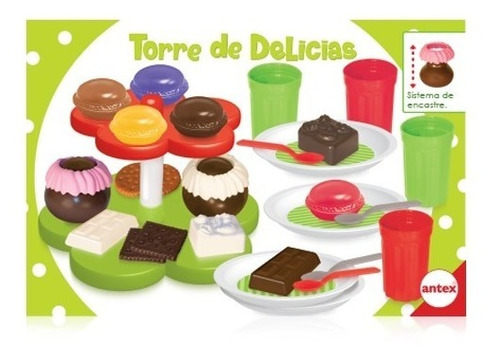 Antex Torre De Delicias Porta Cupcake Comidas Comiditas
