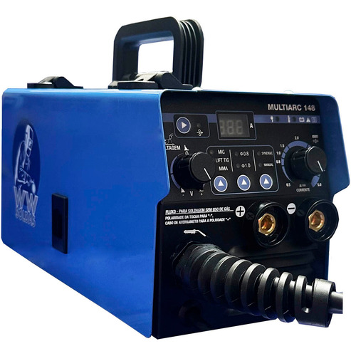 Inversora Solda Multiprocesso Mig, Tig E Mma 220v Completa