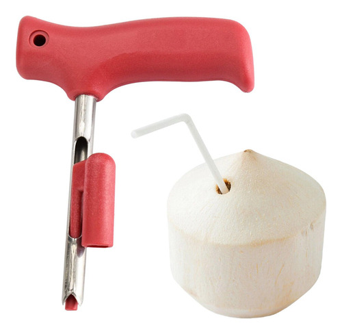 Abridor De Carne De Coco De Acero Inoxidable, Para Cocos