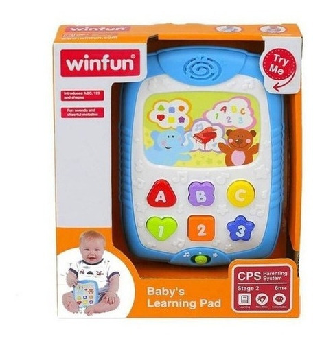 Tablet Pad De Aprendizaje Con Luz Y Sonido Winfun