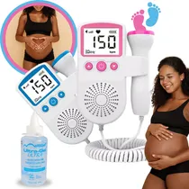 Comprar Sonar Fetal Doppler Ultrassom Ouvir Batimentos Bebe Monitor