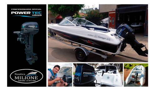 Tracker 510 Super Equipado 40 Hp Full Nautica Milione