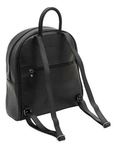 Mochila Mini Feminina Mariart Couro 6601 Cor Preto Tamanho Único