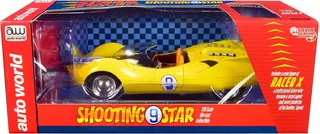 Auto Autoworld Speed Racer Shooting 9 Star Esc 1:18 Figura