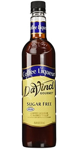 Jarabe De Licor De Café Davinci Sin Azúcar 750ml