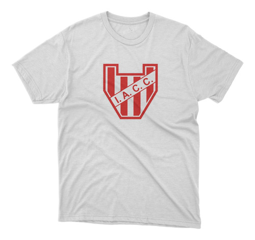 Remera Futbol Instituto De Cordoba Escudo En El Pecho Blanca