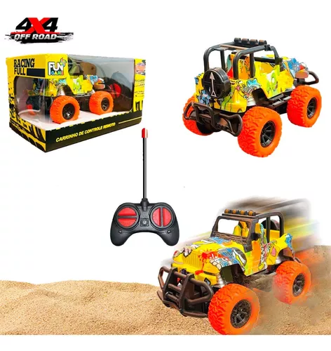 Carrinho de Controle Remoto 4x4 - Off Road