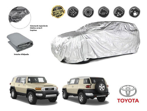 Lona Cubreauto Afelpada Premium Toyota Fj Cruiser 2013