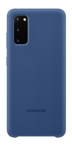 Case Samsung Para Galaxy S20 Normal Silicone Cover  Navy