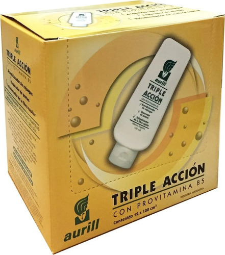 Aurill Triple Acción - Siliconas  S/ Enj- 100 Cc - Por 6 Uni