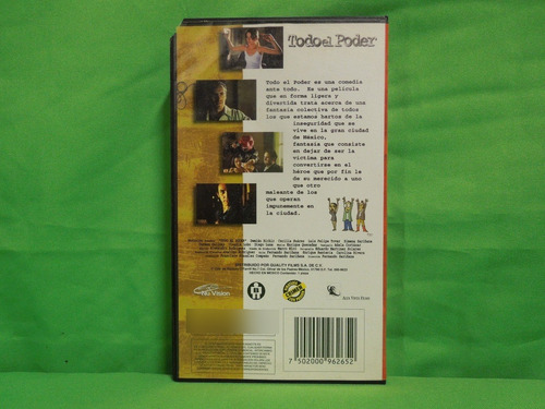 Pelicula Vhs Todo El Poder (Usado)