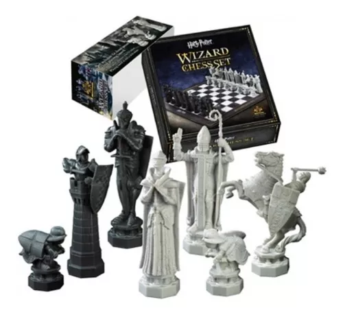 Hogwars Jogo Internacional de Xadrez, Harry Potter, Ron Final Challenge,  Toy Collection Game, cavaleiro Cosplay, Natal
