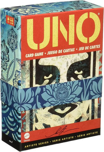 Uno Shepard Fairey Artist Series Juego De Mesa Juegopoly (Reacondicionado)